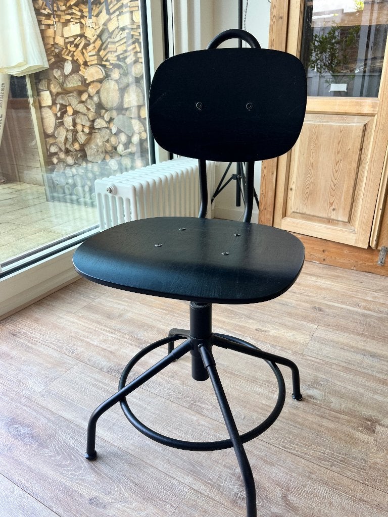 Bureaustoel IKEA (Kullaberg), Huis en Inrichting, Bureaustoelen, Ophalen, Zo goed als nieuw, Zwart, Bureaustoel