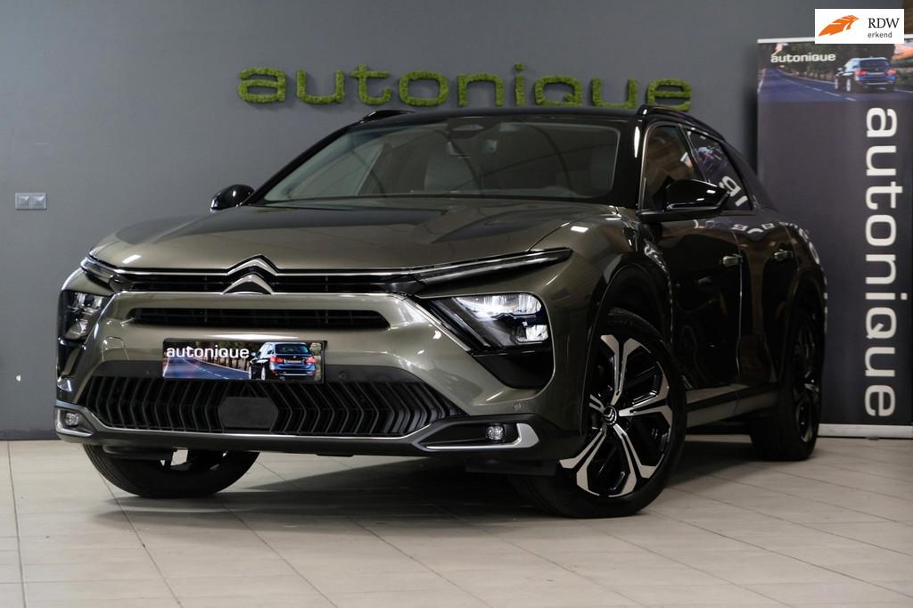 Citroen C5 X 1.2 PureTech SHINE *Vol Leder/Navi/Camera* 39dk, Auto's, Citroën, Gebruikt, Zwart, 1199 cc, Leder