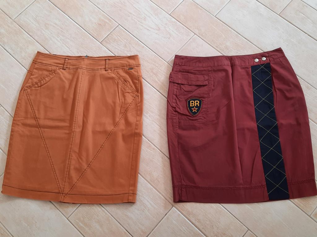 Twee Blue River rokken maat 38, cognac en bordeauxrood, Maat 38/40 (M), Bruin, Ophalen of Verzenden, Zo goed als nieuw