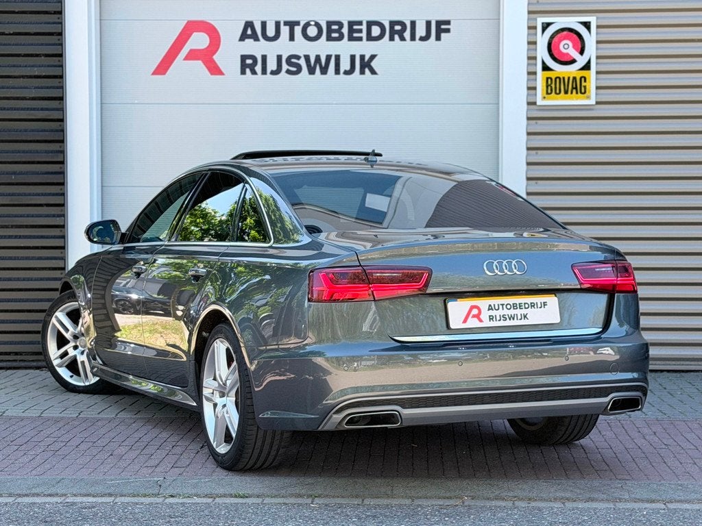 Audi A6 Limousine 2.0 TDI ultra Sport Edition Memory/Keyless, Euro 6, Leder en Stof, Origineel Nederlands, Diesel