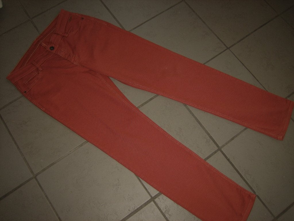 Brique-kleurige pantalon MAC CARRIE PIPE, 40 / 32 snazzeys, Maat 38/40 (M), Nieuw, Ophalen of Verzenden, Lang