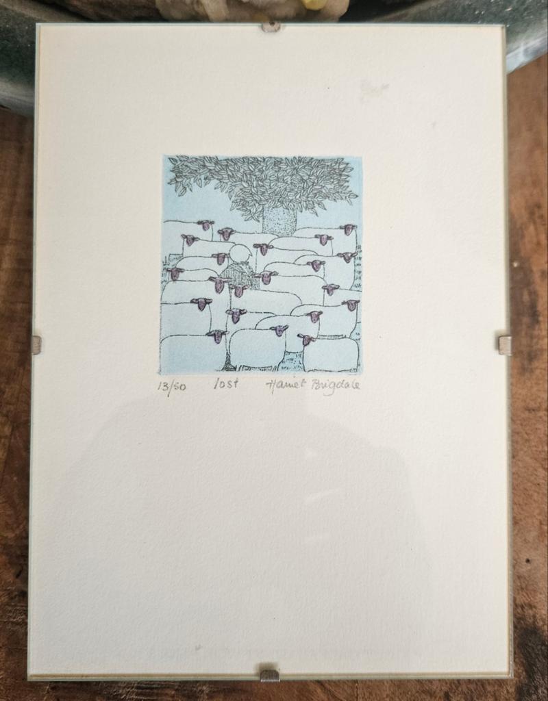 Harriet Bugdale - Lost (Ets, gesigneerd, genummerd), Antiek en Kunst, Kunst | Etsen en Gravures, 2000 tot heden, Ets, Ingelijst