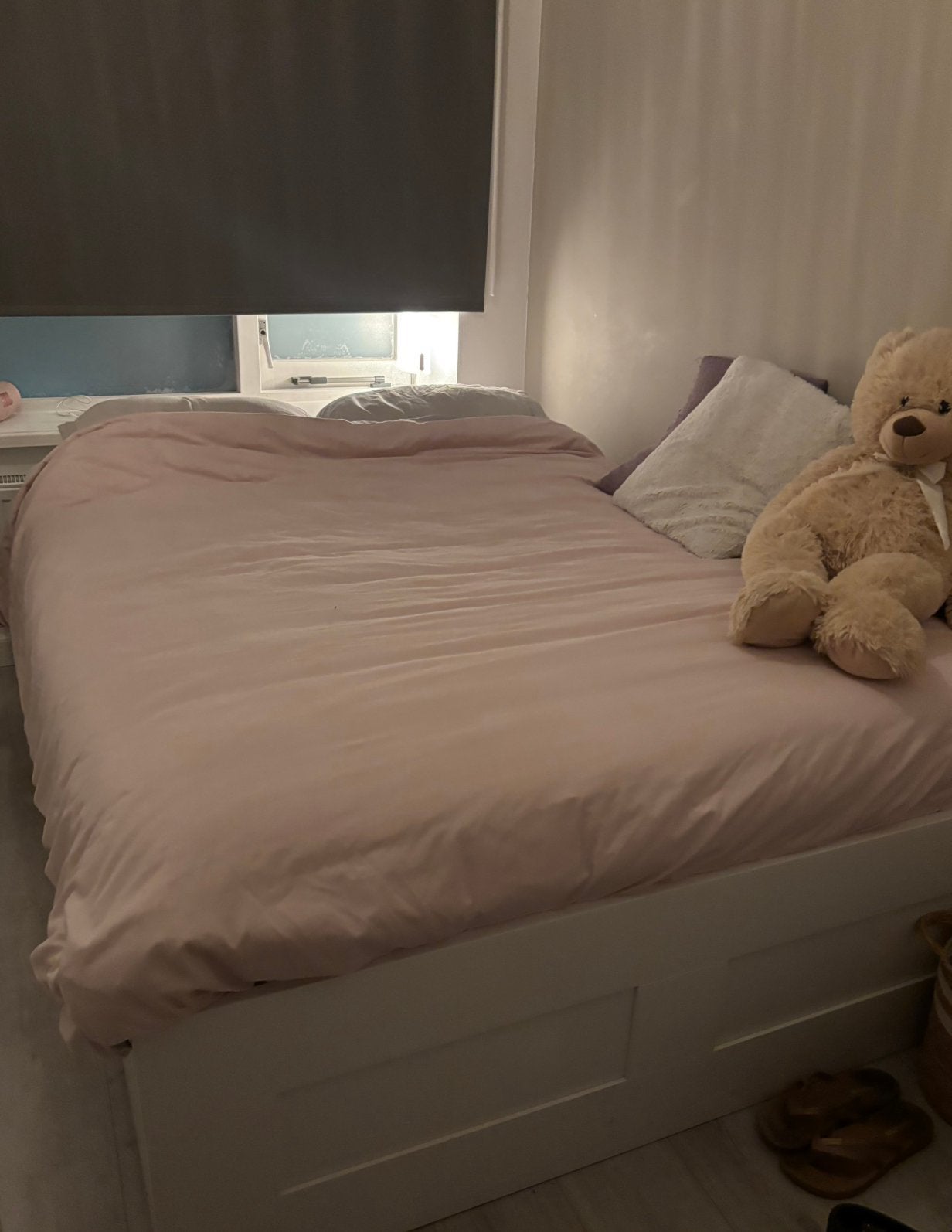 Twijfelaar + bijpassend matras. Gratis ophalen, Ophalen, Wit, 140 cm, Zo goed als nieuw