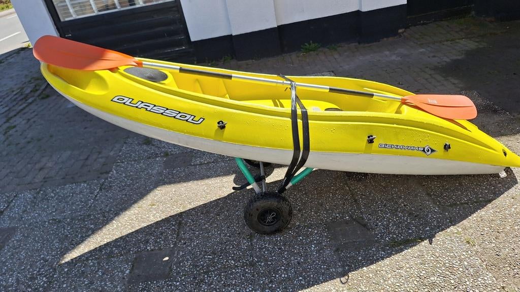 Sit-on-top kajak / kano, Watersport en Boten, Ophalen, Gebruikt, Eén persoon, Met peddels