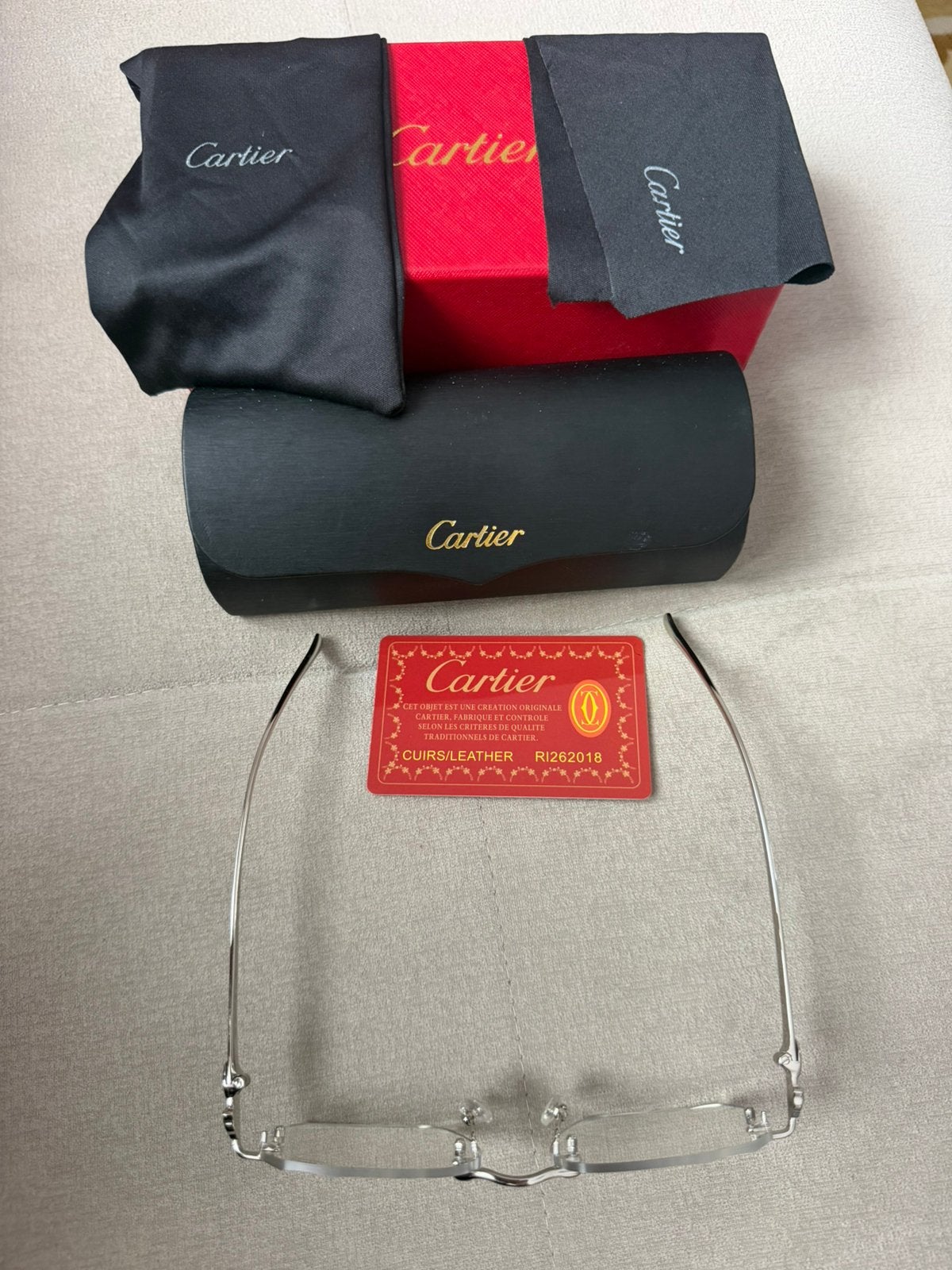 Cartier bril meekleurendeglazen, Sieraden, Tassen en Uiterlijk, Overige kleuren, Zo goed als nieuw, Bril, Ophalen
