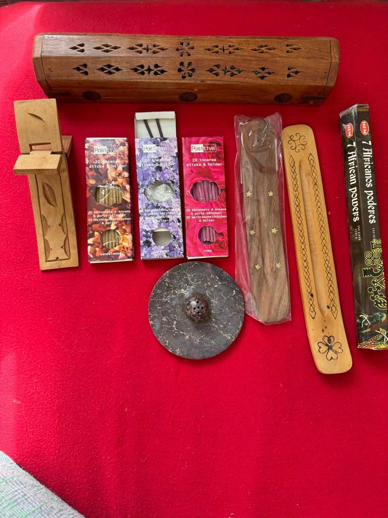 Wierook en houders, Ophalen of Verzenden, Gebruikt, Bruin, Hout