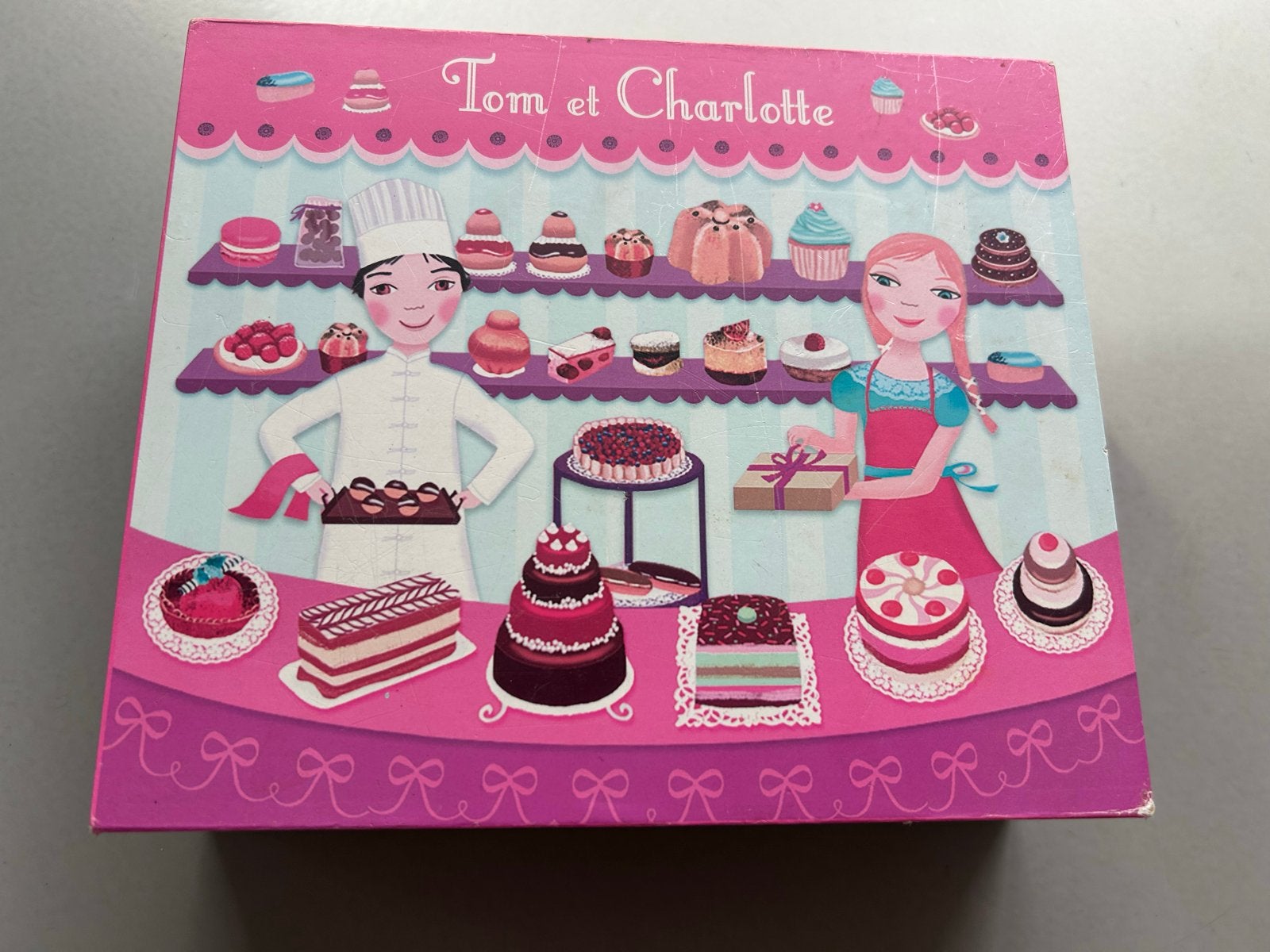 Djeco Tom et Charlotte Houten Gebakjes Set, Ophalen of Verzenden, Gebruikt, Knutselen