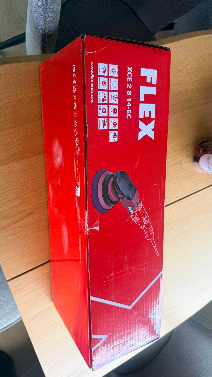FLEX XCE 2 8 14-EC Excentrische Schuurmachine Nieuw, Ophalen of Verzenden, Nieuw, Minder dan 600 watt, Excentrische schuurmachine