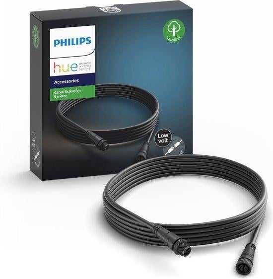 Philips Hue outdoor verlengkabel voor buiten - 5 meter, Minder dan 50 watt, Ophalen of Verzenden, Netvoeding, Www.loods56.nl