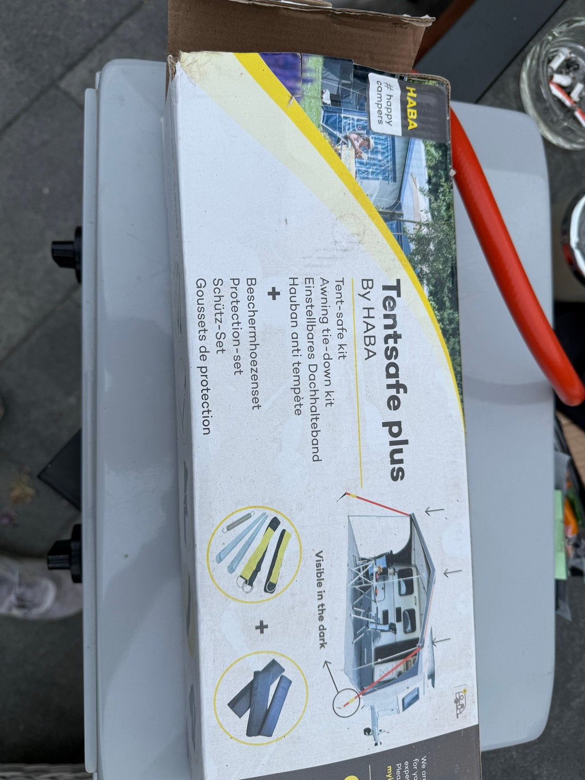 Haba Tentsafe Plus stormband 12.5 meter, Ophalen, Zo goed als nieuw