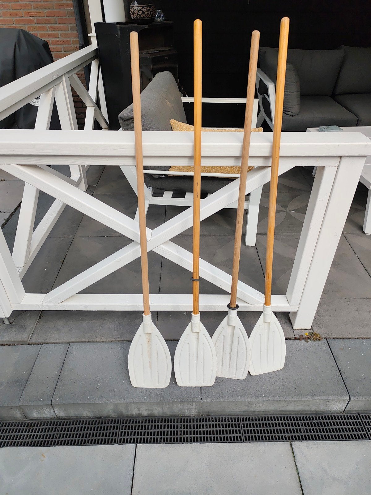 Gratis peddels - 4 stuks, gebruikt, Ophalen of Verzenden, Gebruikt, Enkelbladige peddel