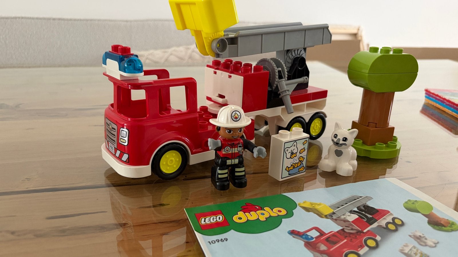 LEGO Duplo Brandweerwagen 10969, Ophalen, Overige typen, Inclusief minifiguren, Duplo