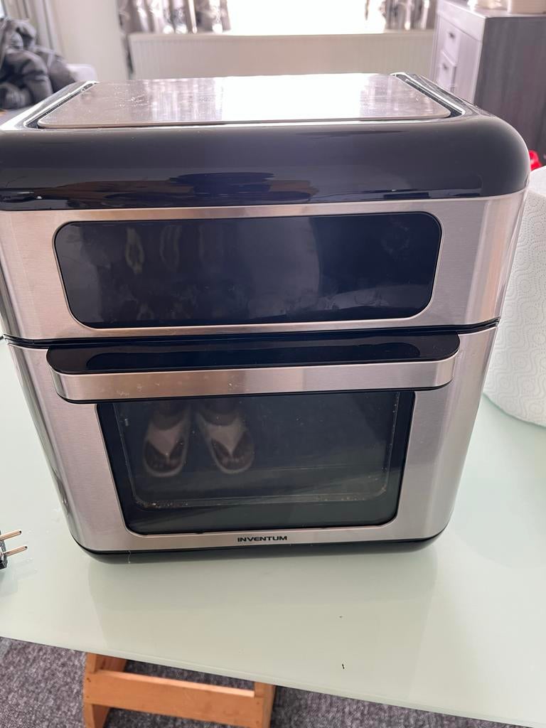 Inventum Airfryer met dubbele manden, Ophalen of Verzenden, Gebruikt, Airfryer, 1500 gram of meer