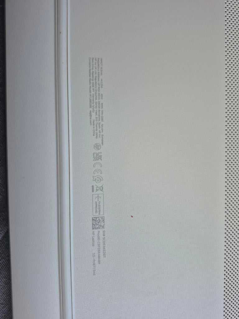 HP Laptop - 7 maanden oud, weinig gebruikt, 15 inch, AMD Ryzen, Ophalen of Verzenden, Zo goed als nieuw