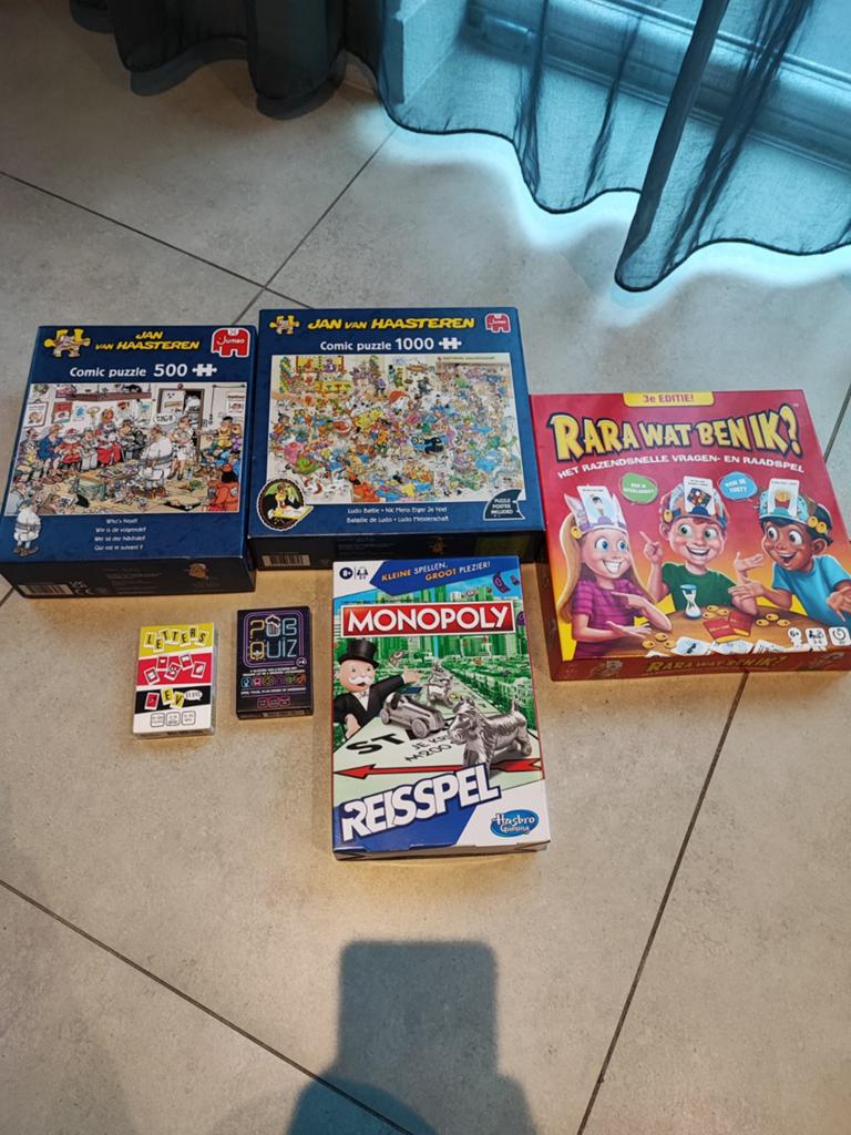 Diverse Spellen en Puzzels - Nieuwstaat met lichte shelfware, Hasbro, Jumbo, Nieuw, Ophalen of Verzenden, Vijf spelers of meer