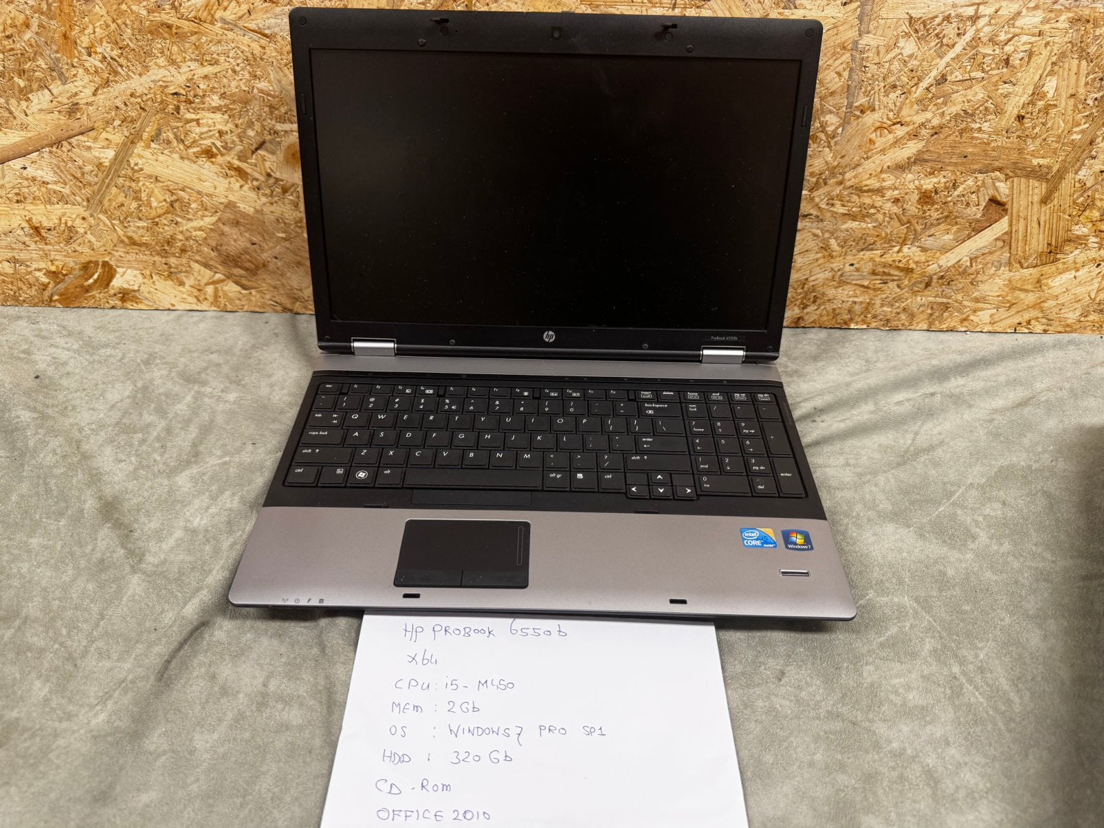 HP ProBook 6550b Laptopset - Windows 7 Pro SP1 - ReK4, Gebruikt, HDD, Ophalen of Verzenden, X