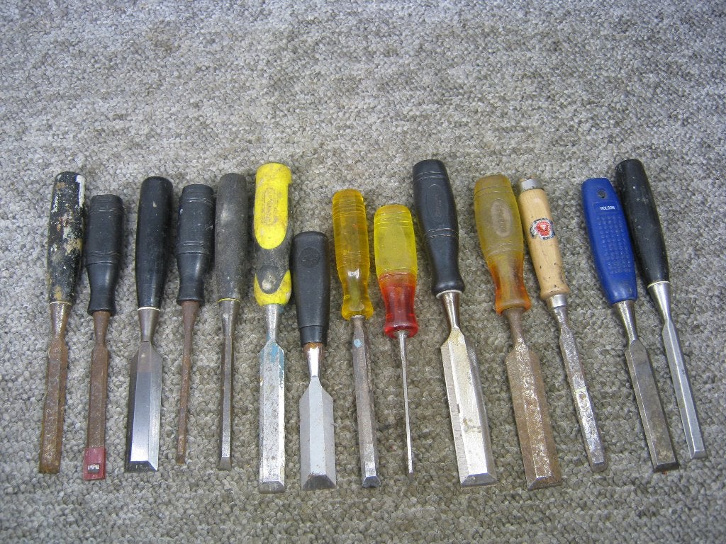 Beitels. 14 stuks. --opknappers--, Verzenden, Gebruikt, Gereedschap of Toebehoren