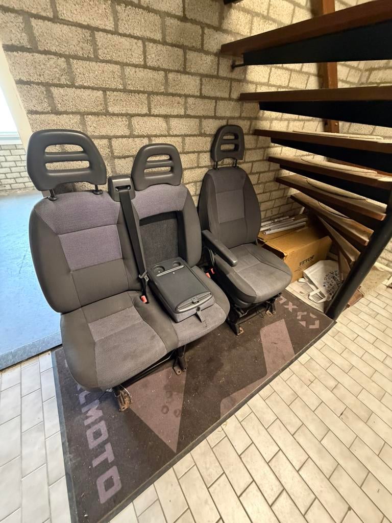Bestelbus stoelen set – Peugeot Boxer / Ducato / Jumper, Auto-onderdelen, Interieur en Bekleding, Ophalen, Gebruikt, Fiat