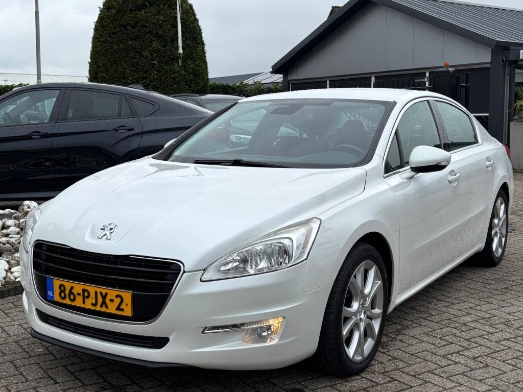 Peugeot 508 1.6 Benzine Sedan 2011 Wit Sportvelgen 144.000 K, Auto's, Peugeot, Euro 5, Stof, Gebruikt, 4 cilinders
