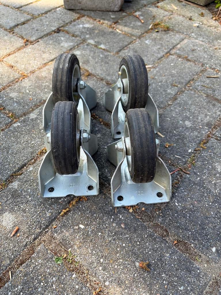 Set van 4 bok wielen, Ophalen of Verzenden, Gebruikt
