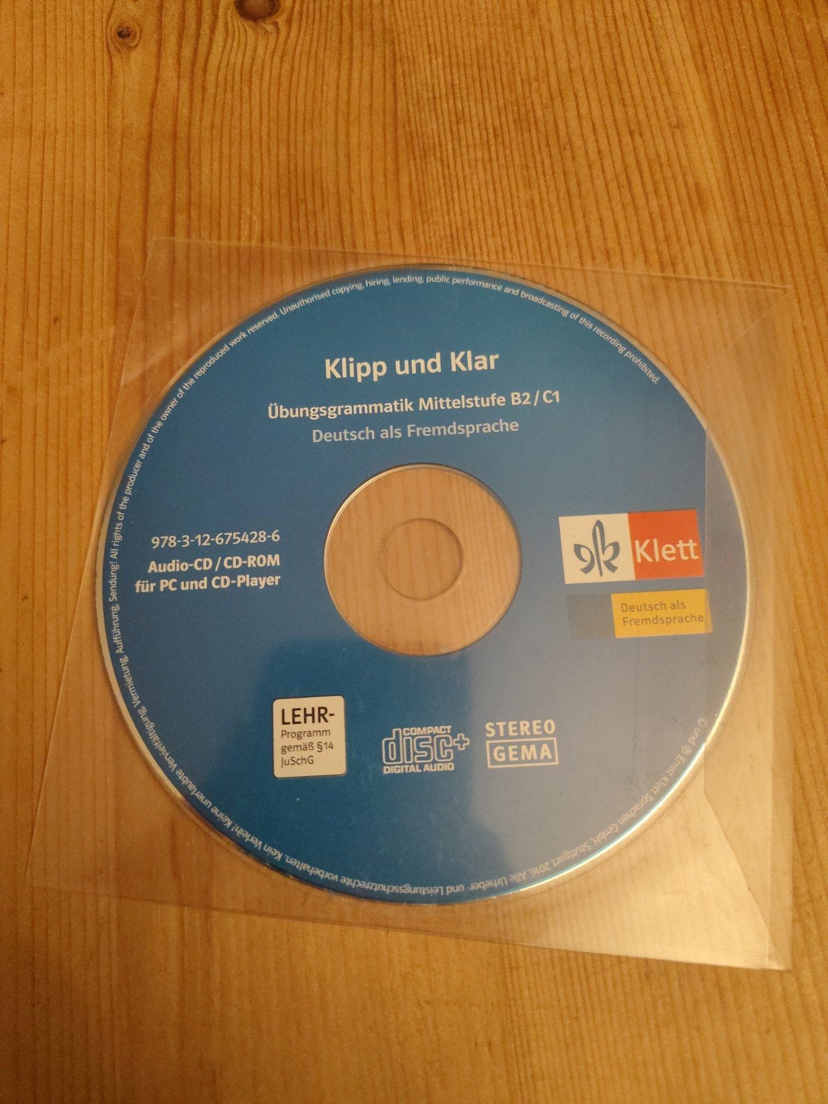 Klipp und Klar Übungsgrammatik B2/C1 Audio-CD/CD-ROM, Ophalen of Verzenden, Nieuw in verpakking, Overige typen, Inclusief doosje