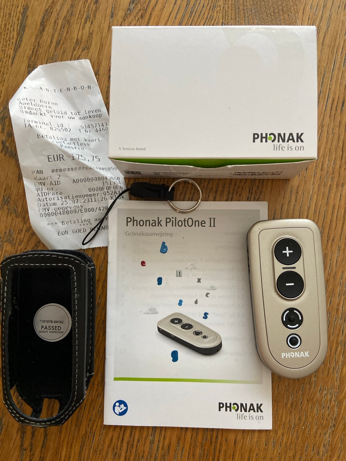 Phonak PilotOne II afstandsbediening voor hoortoestellen, Ophalen of Verzenden, Zo goed als nieuw, Origineel
