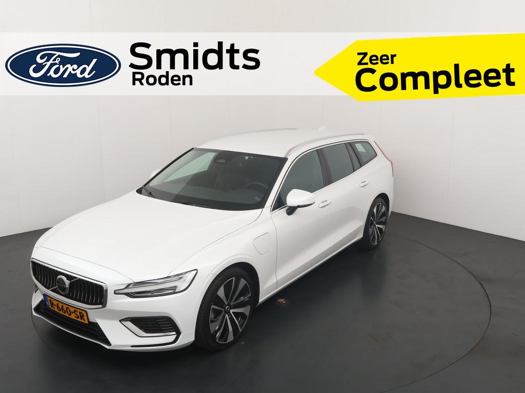 Volvo V60 2.0 T6 Plug-in hybrid AWD 350 pk Essential Bright, Auto's, Volvo, Automaat, 12 maanden, Gebruikt, 4 cilinders