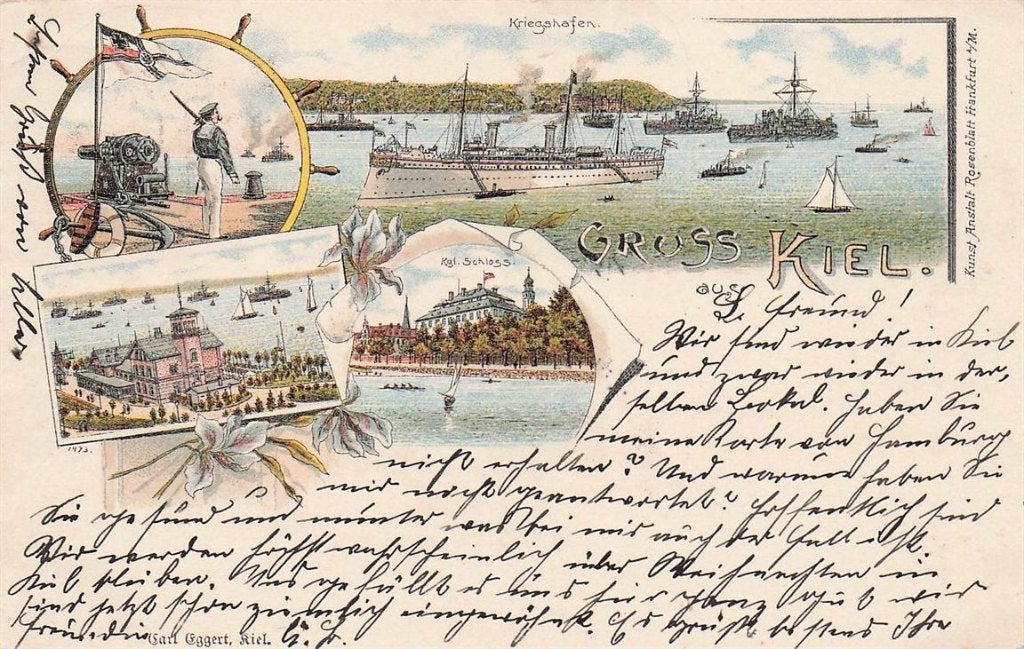 702-115-041 Kiel, Verzenden, Voor 1920, Duitsland