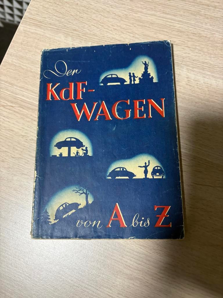 Unieke Originele Kdf-Wagen Handleiding 1938 - Volkswagen, Ophalen of Verzenden, Gelezen, Volkswagen