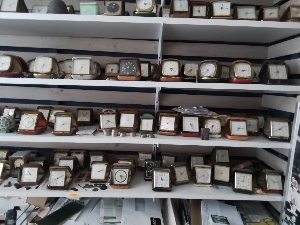 vintage opwindreiswekkers 625 stuks goede toestand, Ophalen of Verzenden, Overige typen