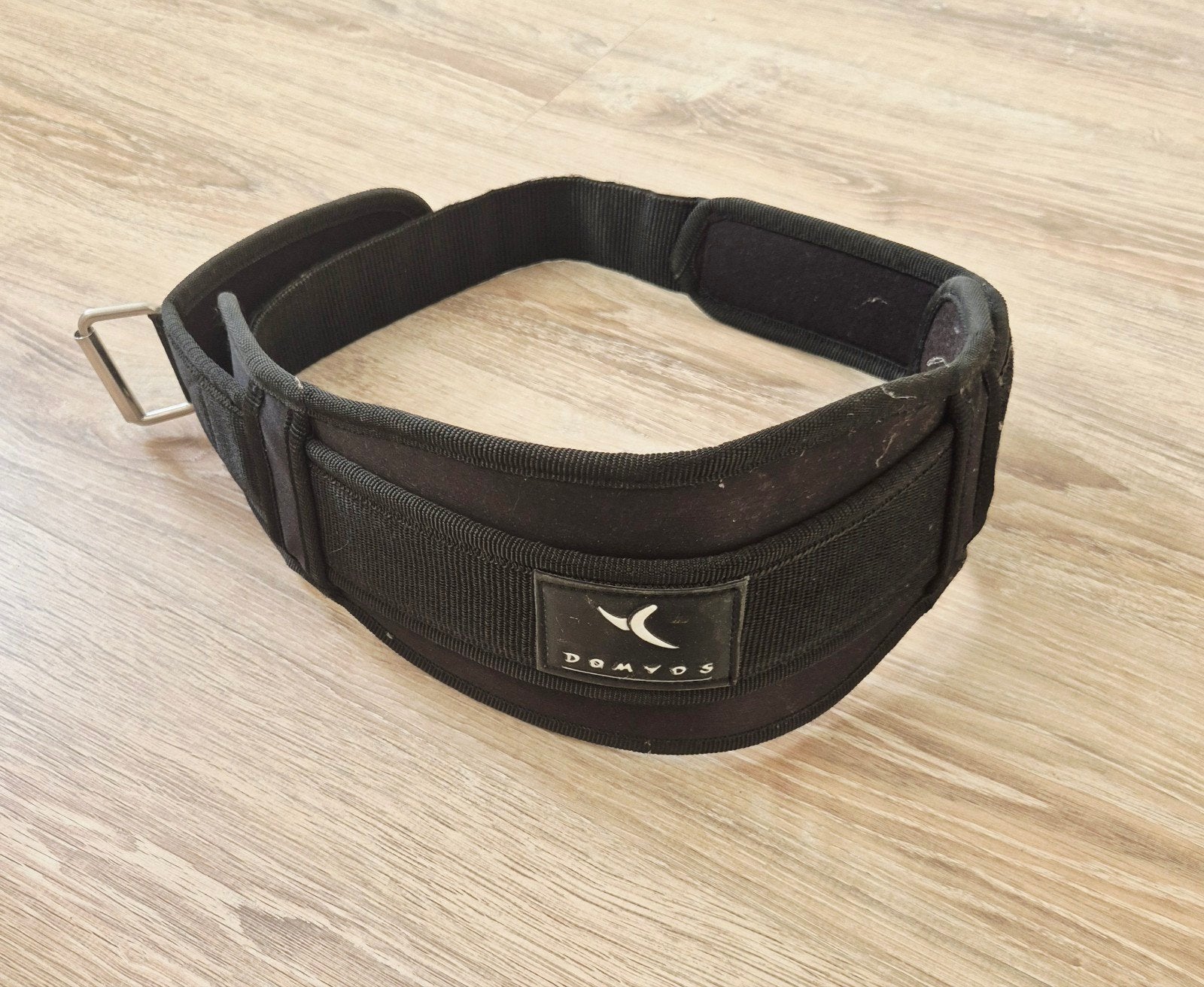 Domyos Gewichthefriem / Ruggordel - Maat L, Sport en Fitness, Fitnessmaterialen, Ophalen of Verzenden, Gebruikt, Rug, Halterriem