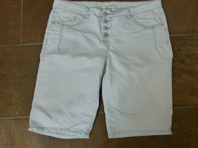 Jeans spijkerbroek kort knoopsluiting maat 32 So Soire XL 46, So Soire, Blauw, Overige jeansmaten, Ophalen of Verzenden