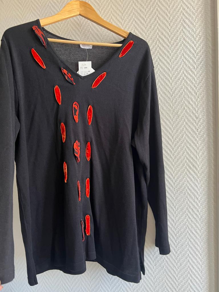 Verpass trui in maat 46/48., Ophalen of Verzenden, Nieuw, Maat 46/48 (XL) of groter, Zwart