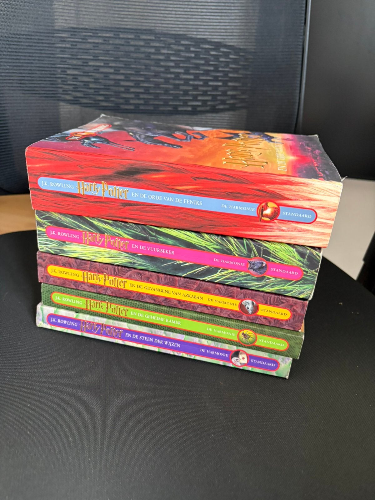 Harry potter deel 1 tm 5, Ophalen of Verzenden, Gelezen