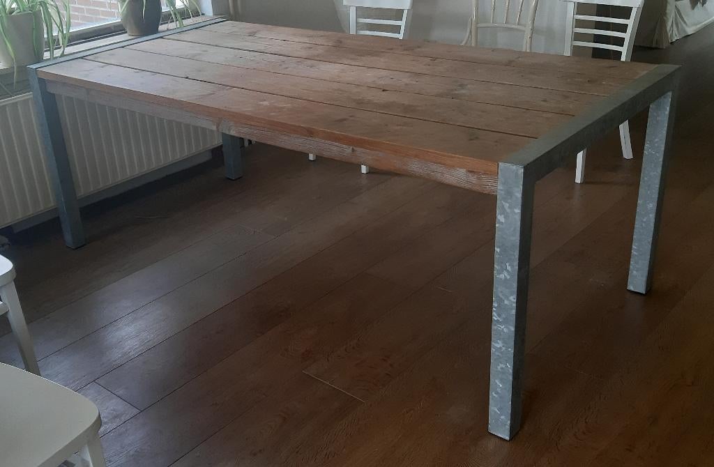 TUINTAFEL, Tuin en Terras, Tuintafels, Ophalen, Gebruikt, Rechthoekig, Hout