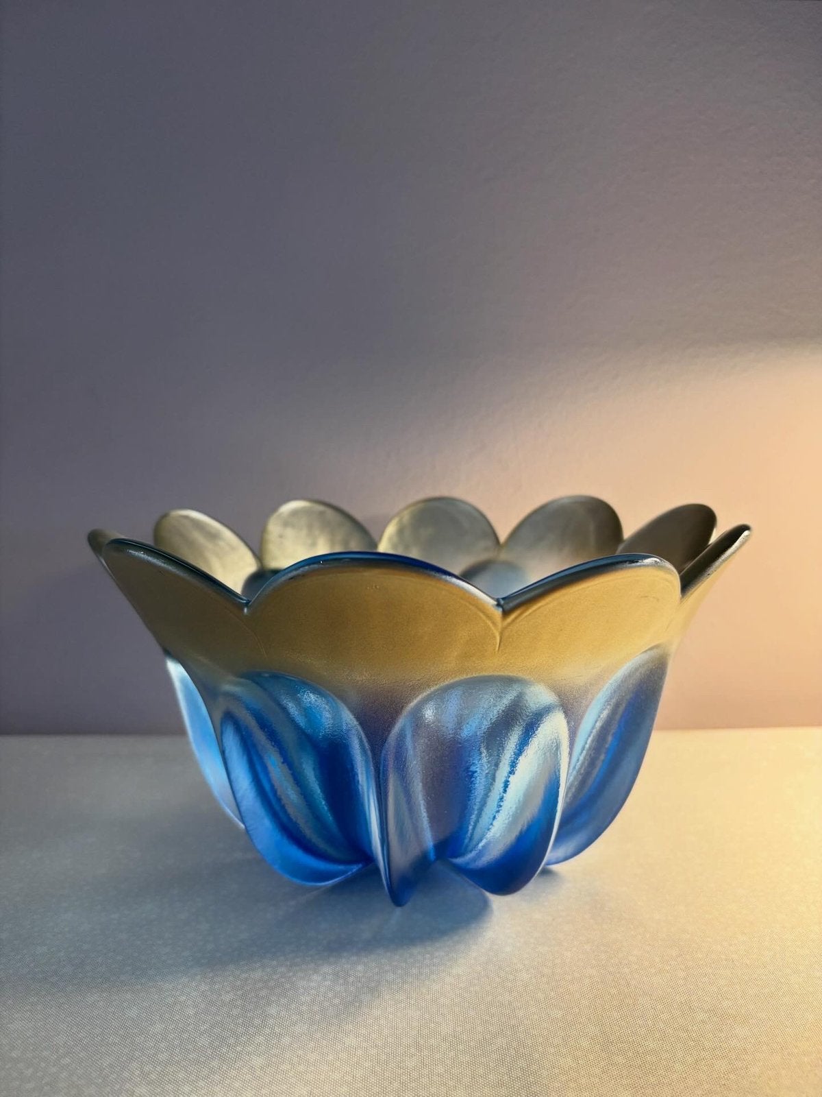 Vintage Walther Glass Marrakesh schaal, Verzenden