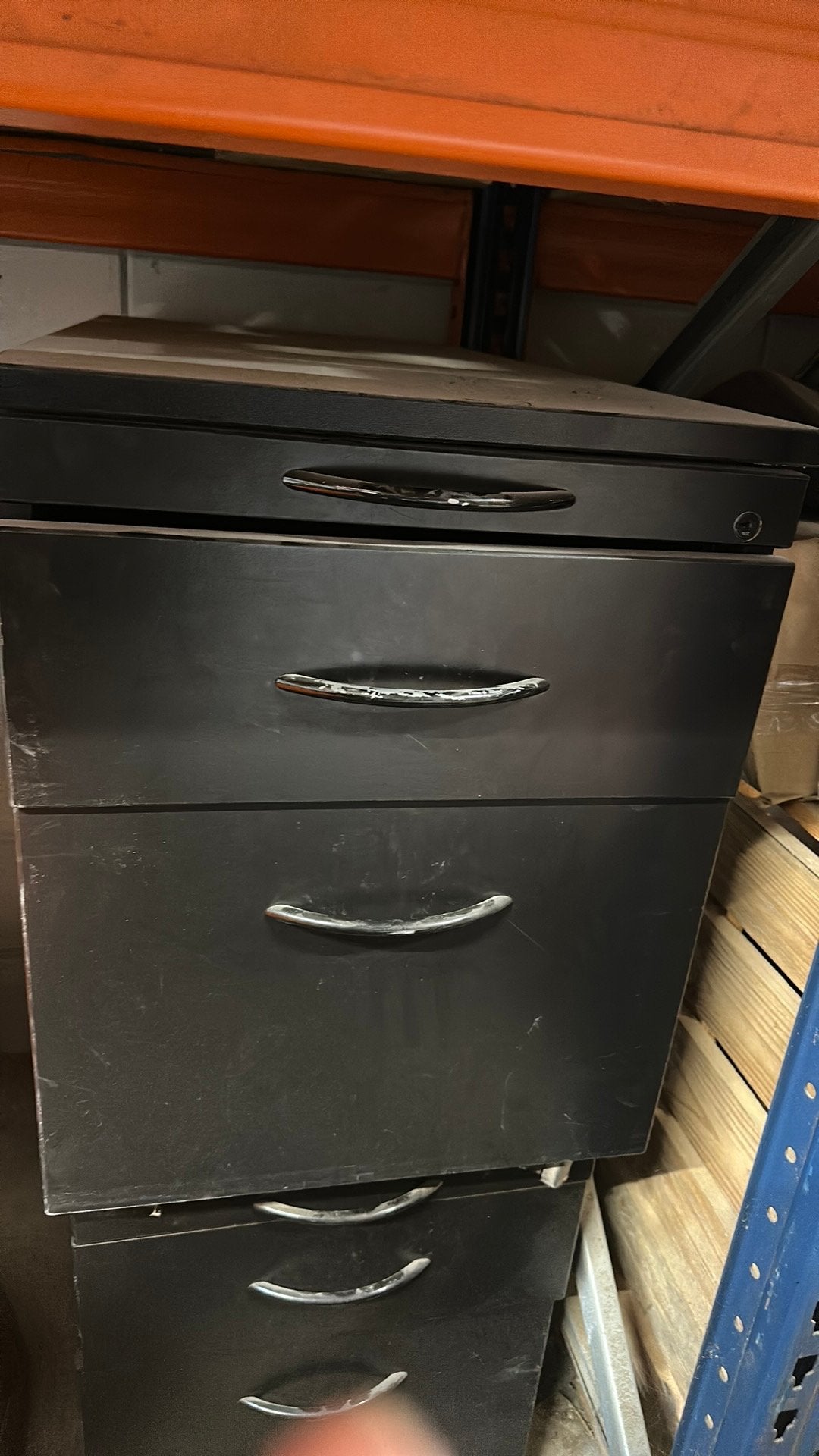 2 Karretjes op wielen met 3 laden per stuk, Huis en Inrichting, Kasten | Ladekasten, Ophalen, Gebruikt, 50 tot 100 cm, 3 of 4 laden