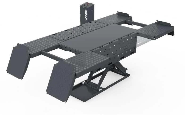 Wolf WKS3030 wielopname hefbrug voor carrosserie werk