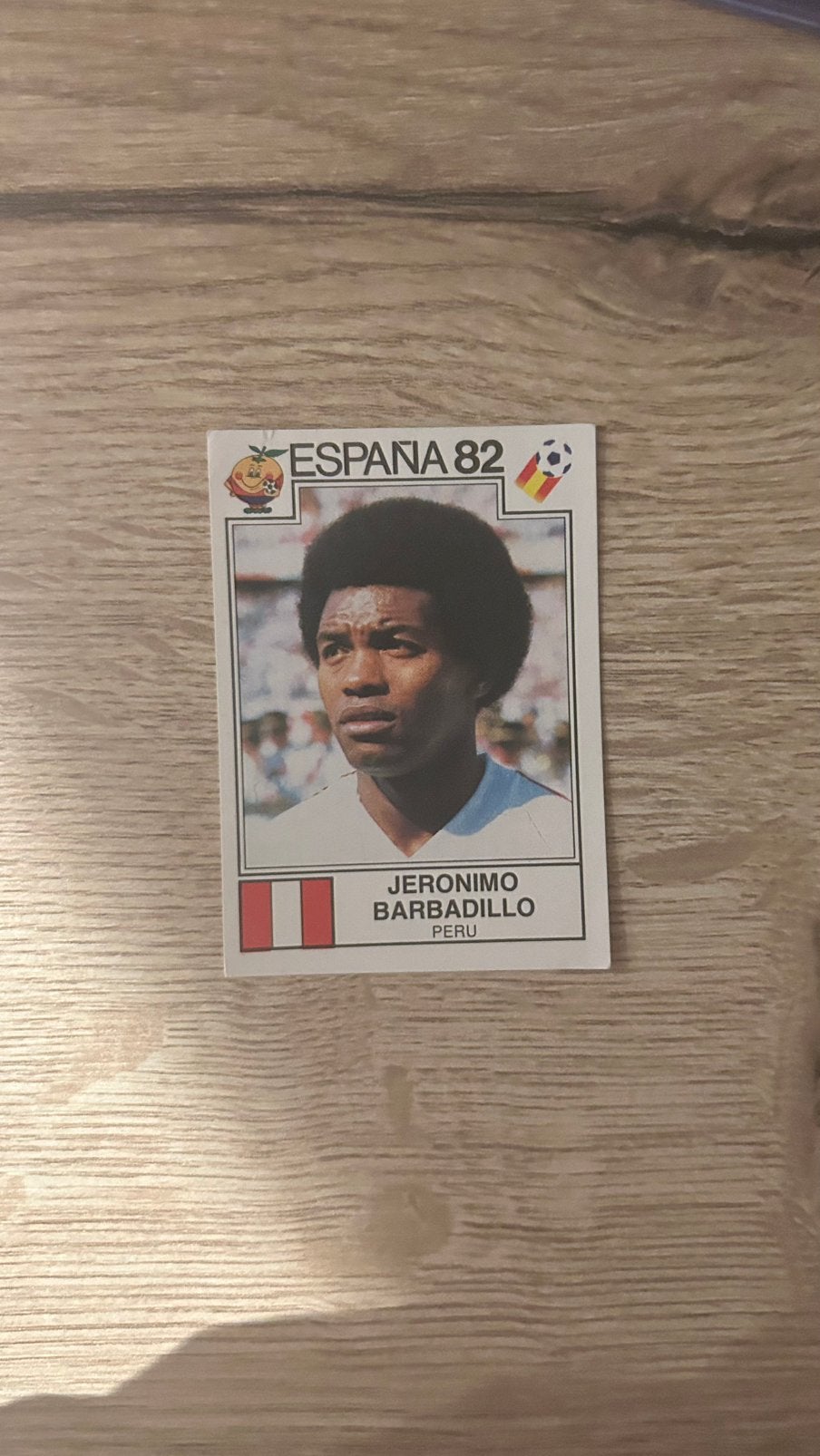 Panini Espana 82 plaatje Jeronimo Barbadillo WK 82, Verzenden, Zo goed als nieuw, Sticker