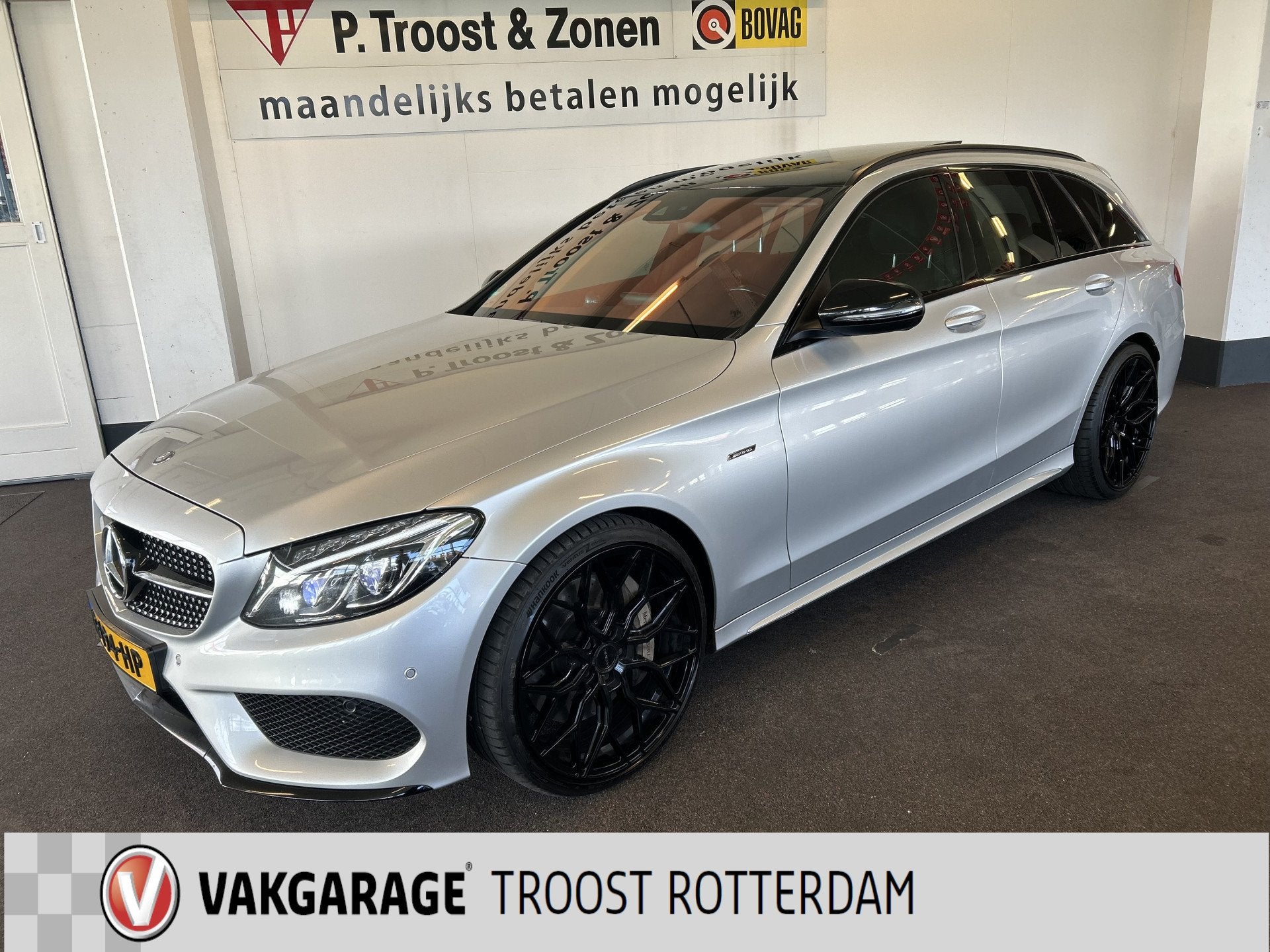Mercedes-Benz C-Klasse Estate 450 AMG 4MATIC V6 368 PK | Pan, Auto's, 368 pk, Met garantie (alle), 2996 cc, Vierwielaandrijving