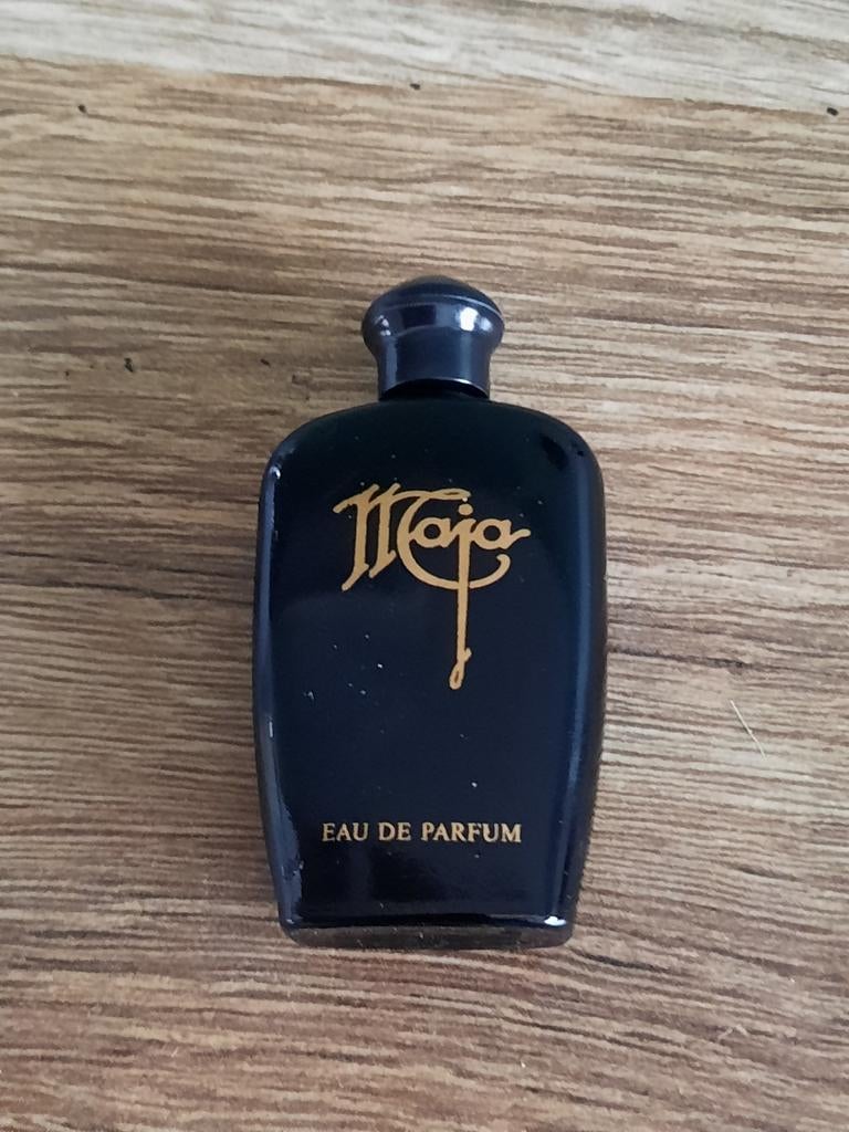 Zeer mooie oude vintage parfumminiatuur van Maja, Ophalen of Verzenden, Zo goed als nieuw, Miniatuur
