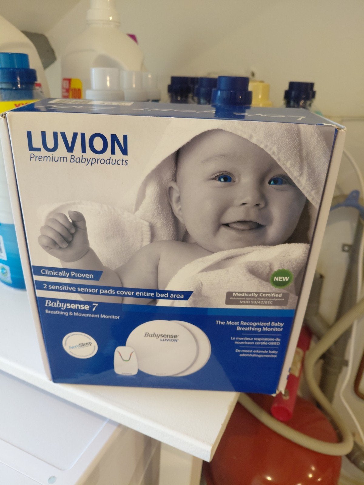 Luvion Babysense 7 Ademhalings- en Bewegingsmonitor, Ophalen, Nieuw, Minder dan 100 meter