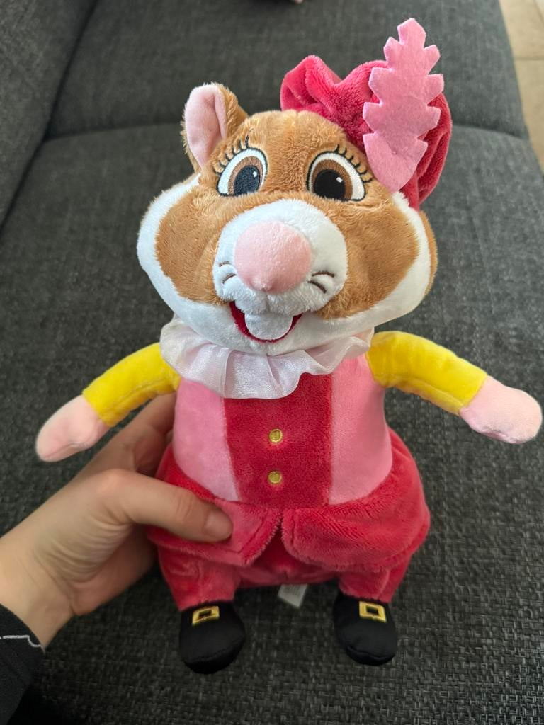 Albert Heijn Hamster Knuffel AH Zwarte Piet Roze meisje sint, Ophalen of Verzenden, Zo goed als nieuw, Overige typen