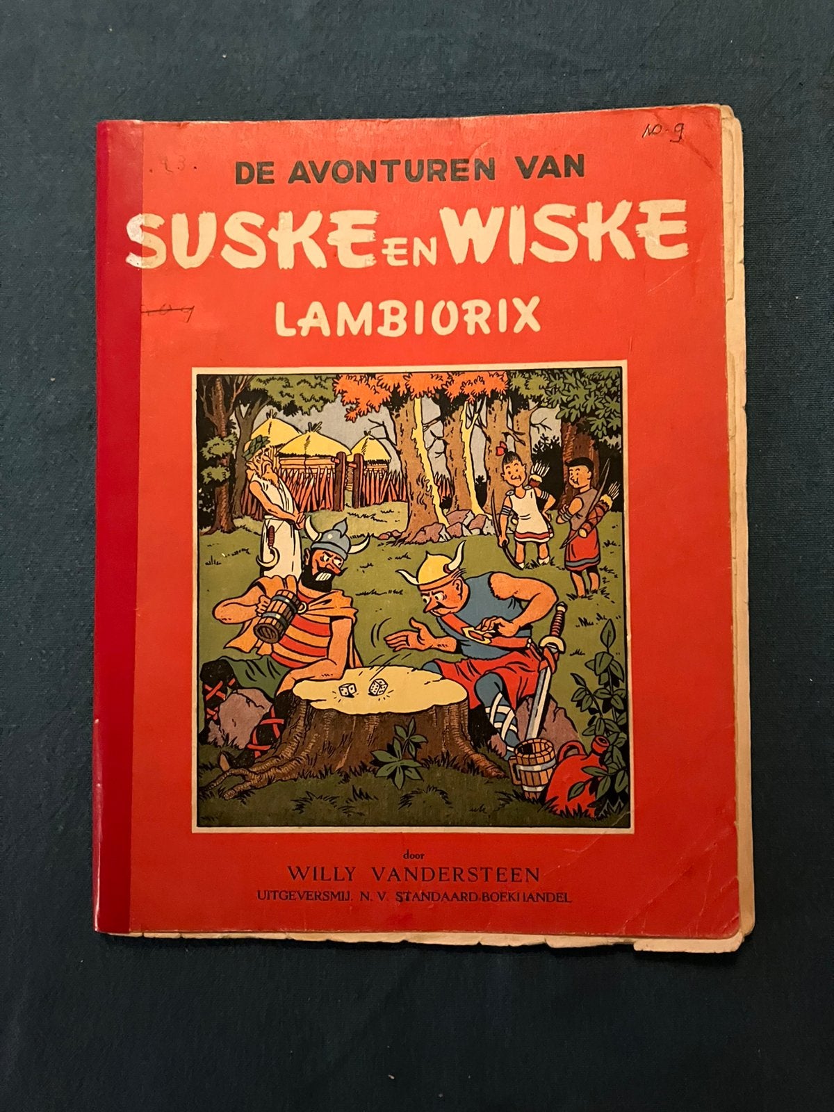 Suske en Wiske - Lambiorix - 2e druk 1951, Gelezen, Verzenden, Willy Vandersteen, Eén stripboek
