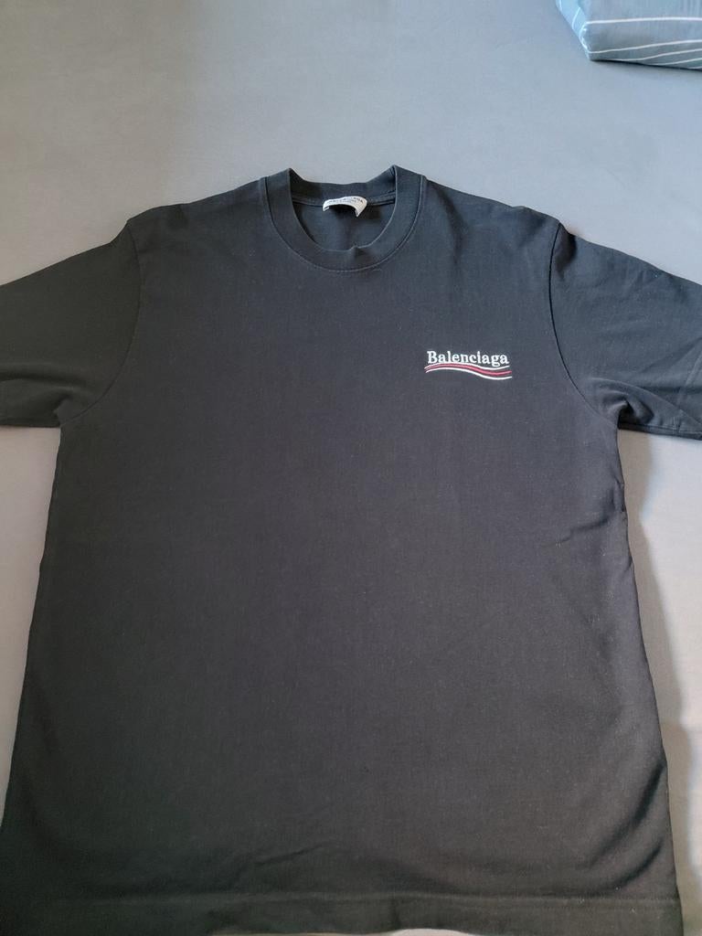 Balenciaga T-shirt Zwart Maat M - Stijlvol en Comfortabel, Ophalen of Verzenden
