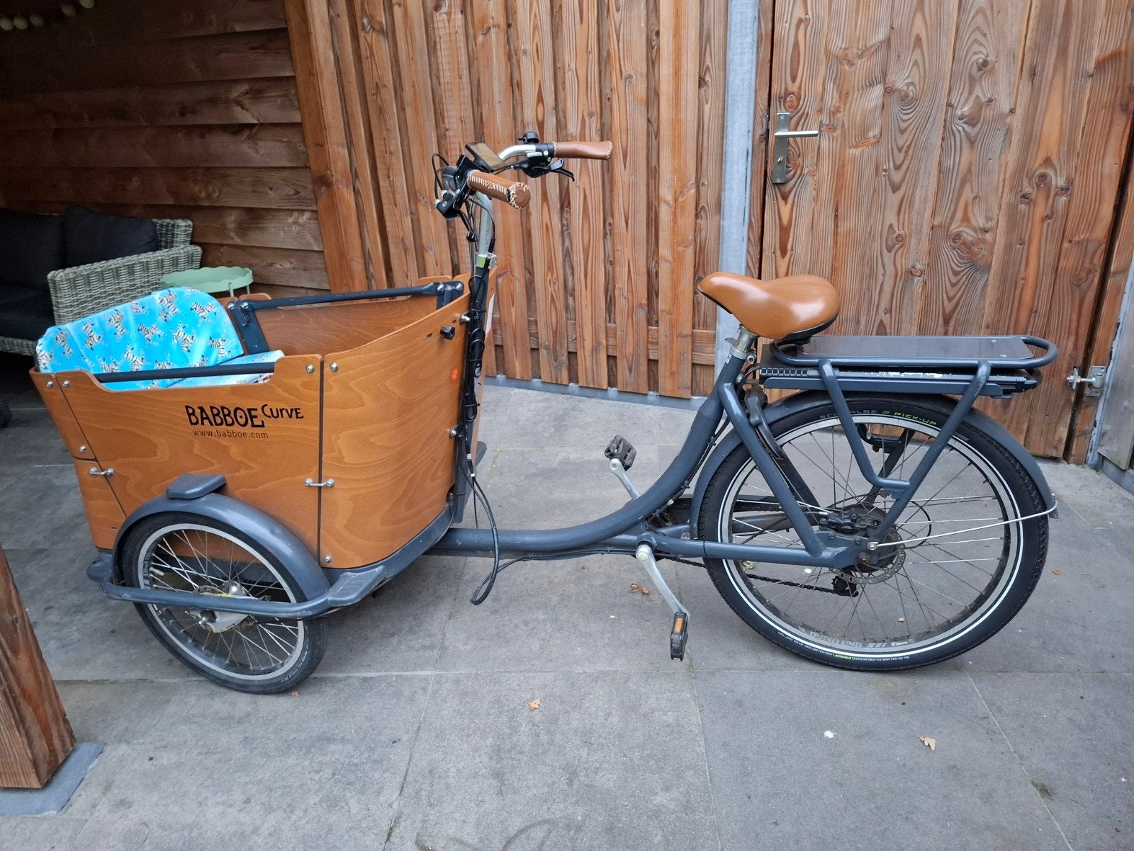Babboe Curve Elektrische Bakfiets - Zo goed als nieuw, Elektrisch, Zo goed als nieuw, 2 kinderen, Schijfrem