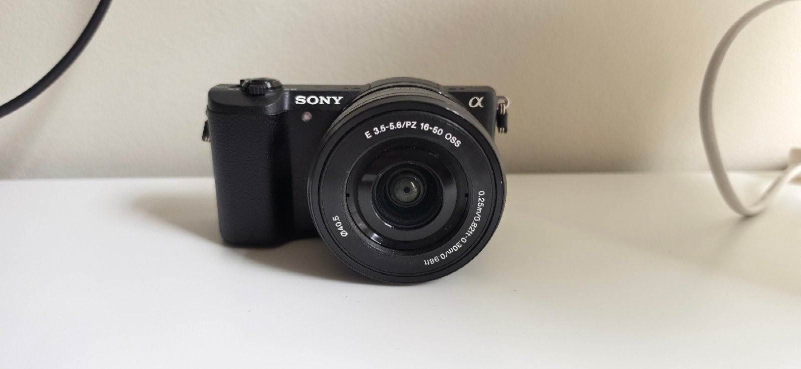 Sony Alpha A5100 Systeemcamera met E 3.5-5.6/PZ 16-50 OSS le, Verzenden, Kantelbaar/draaibaar scherm, Zo goed als nieuw, Lensdop