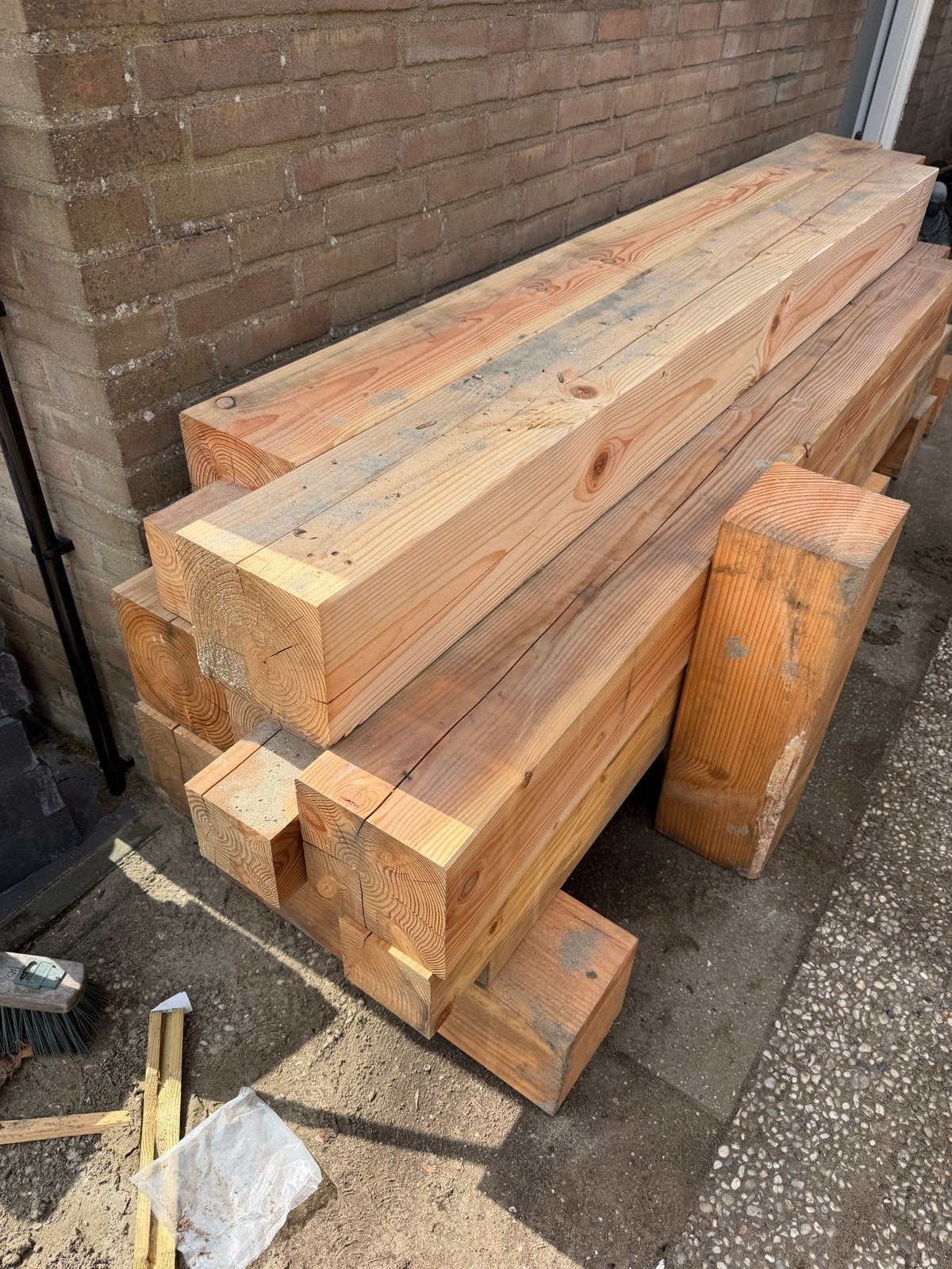 Douglas balken 19x19, Ophalen, Nieuw, Balk, Overige houtsoorten