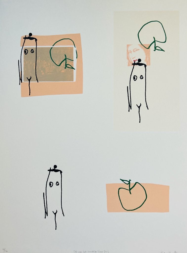 Zeefdruk Edwin Smet    ZOMEROPRUIMING, Antiek en Kunst, Kunst | Litho's en Zeefdrukken, Gesigneerd, Verzenden, Zeefdruk