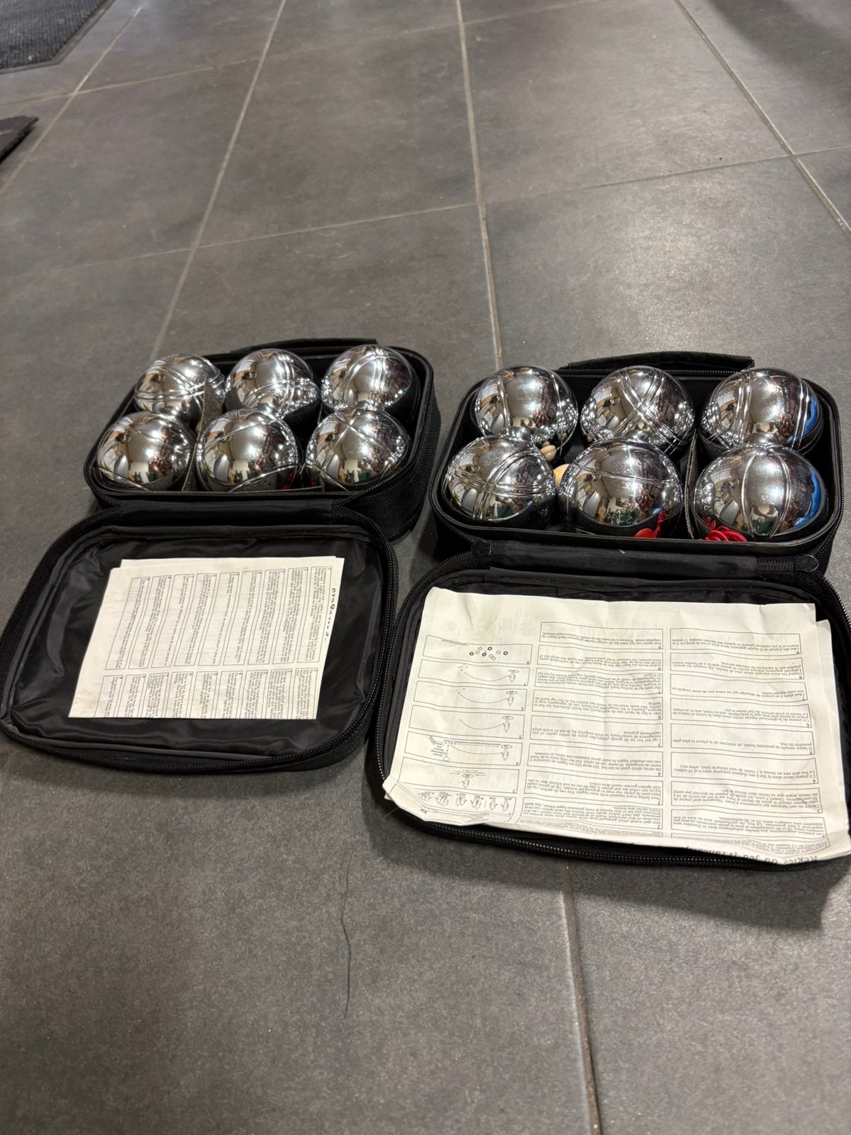 2 Jeu de Boules Setjes van petanque, Ophalen of Verzenden, Nieuw, Keu of Ballen